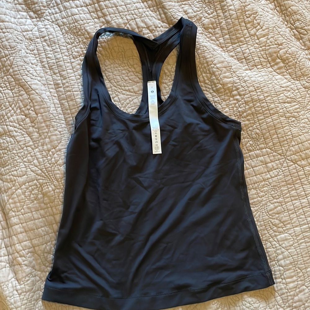 Lululemon Love Tank Pleated - Black - Size: 6